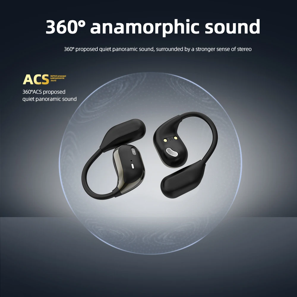 JM15 Wireless 5.4 Sports Earphones with Intelligent Power Display