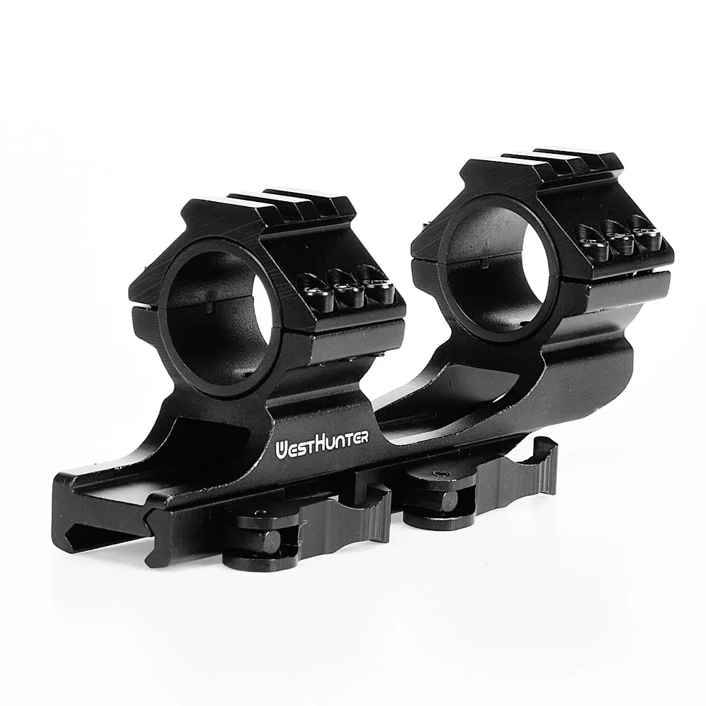 Быстросъемные цельные кольца для прицела 25 4 мм/30 мм двойные консольный прицел крепление QD Автоматическая блокировка