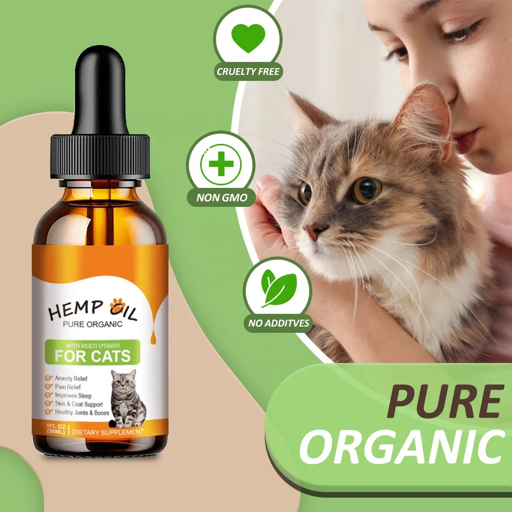 Оптовая продажа масло из конопли для собак и кошек