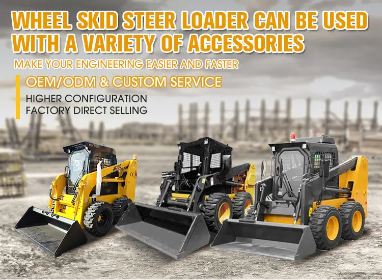 New Design Loader Wheel Skid Steer Loaders With Snowblower - Buy Skid ...