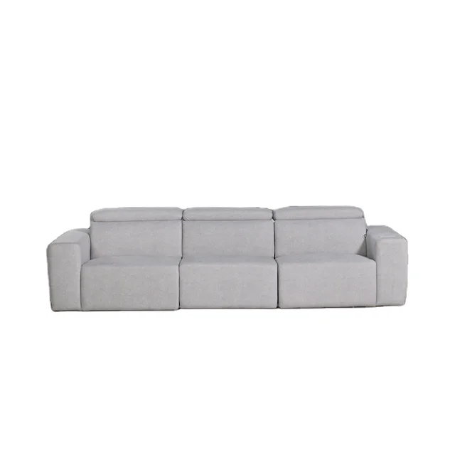 Nordic fabric sofa small apartment leisure style living room soft latex super soft sofa combination With Audio