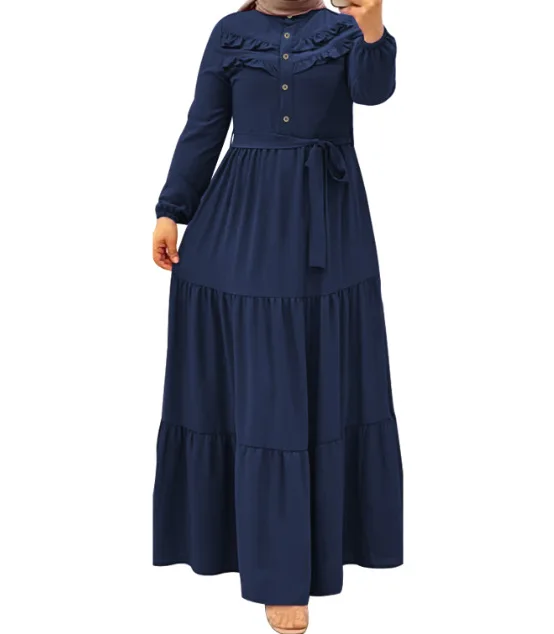 Abaya de Luxe en Crêpe de Polyester – Fabricant Vêtements Musulmane 2026 Grossiste Turquie