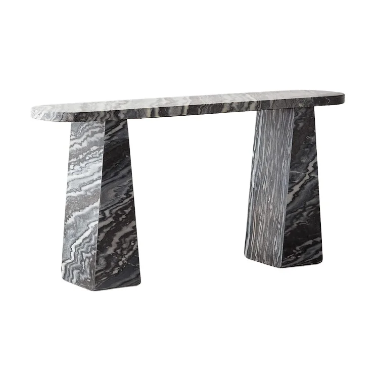 Modern Console Entryway Tables Living Room Italian Nordic Antique Hallway Moderne Luxury Black Marble Console Table