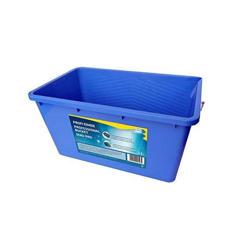 Rectangular 9 Inch PP HDPE LDPE Plastic Paint Can Pail Mould Paint Caddy Paint Bucket Design