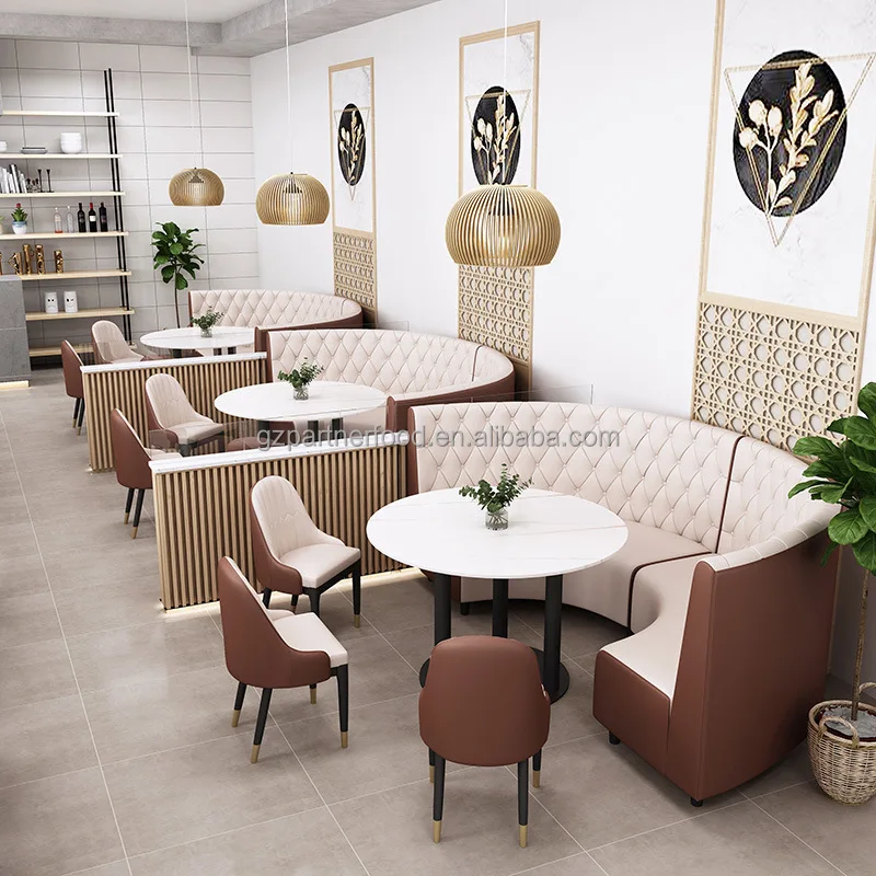 Modern Design Coffee Shop Furniture Cafe Furniture Set Sofa Furniture