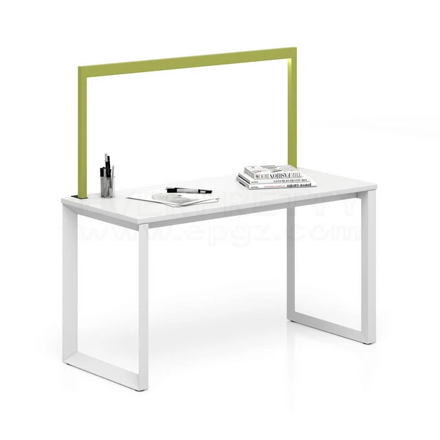 Simple Design School Furniture Wooden Library Reading Table With Lamp