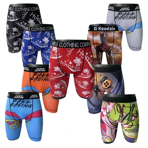 Custom OEM Wholesale Male Underwear Sexy Elastane Workout Seamless Men Boxer Briefs Underwear