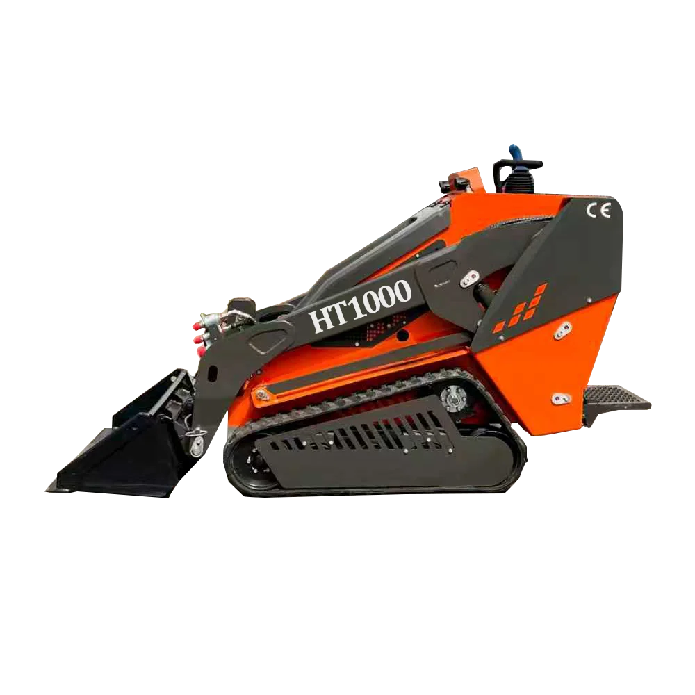 Кинеска фабрика учитавача, нови мини скidстеер учитавач 1 тон, 1,5 тона, гусенични учитавач