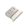 Cuchillo de cama plateado