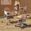 Reclining barbie dining chair rocking horse brown