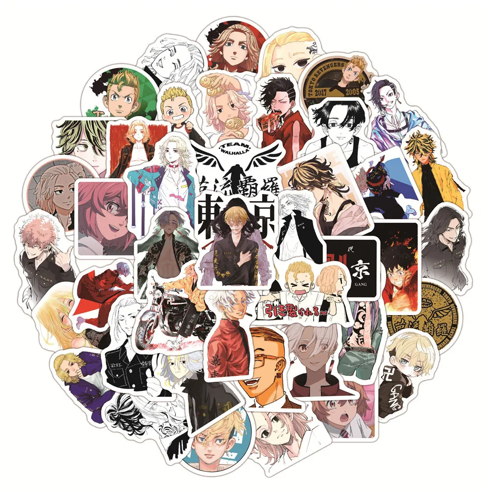50 Anime Stickers Packs Stickers for Water Bottles  Etsy