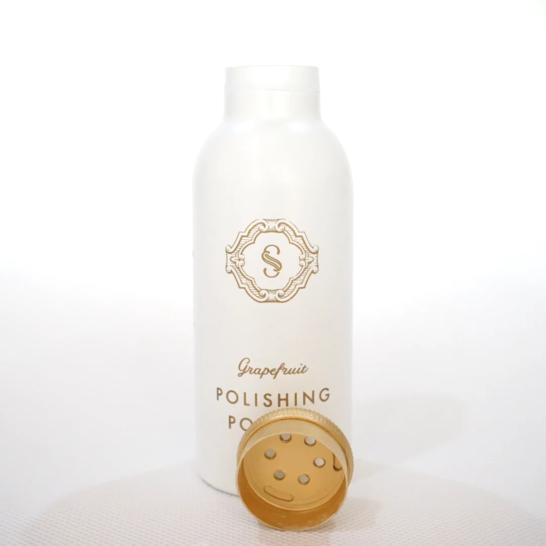 High Quality Customized aluminum bottle packaging of mini 80G talc bottle