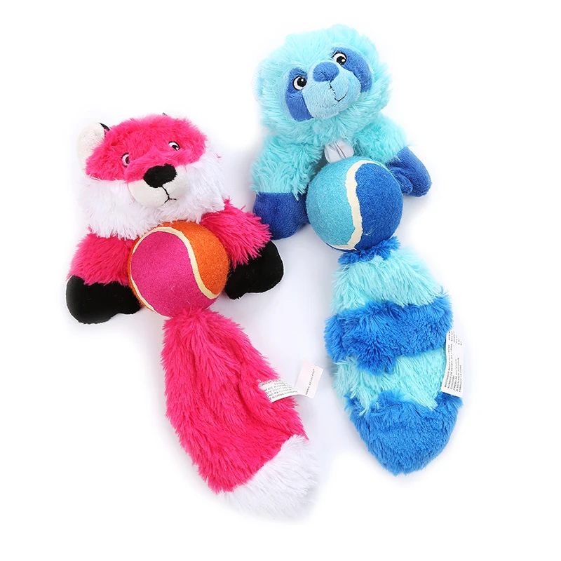 fox squeaky dog toy