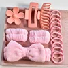 1#pink toiletry belt 16-piece set