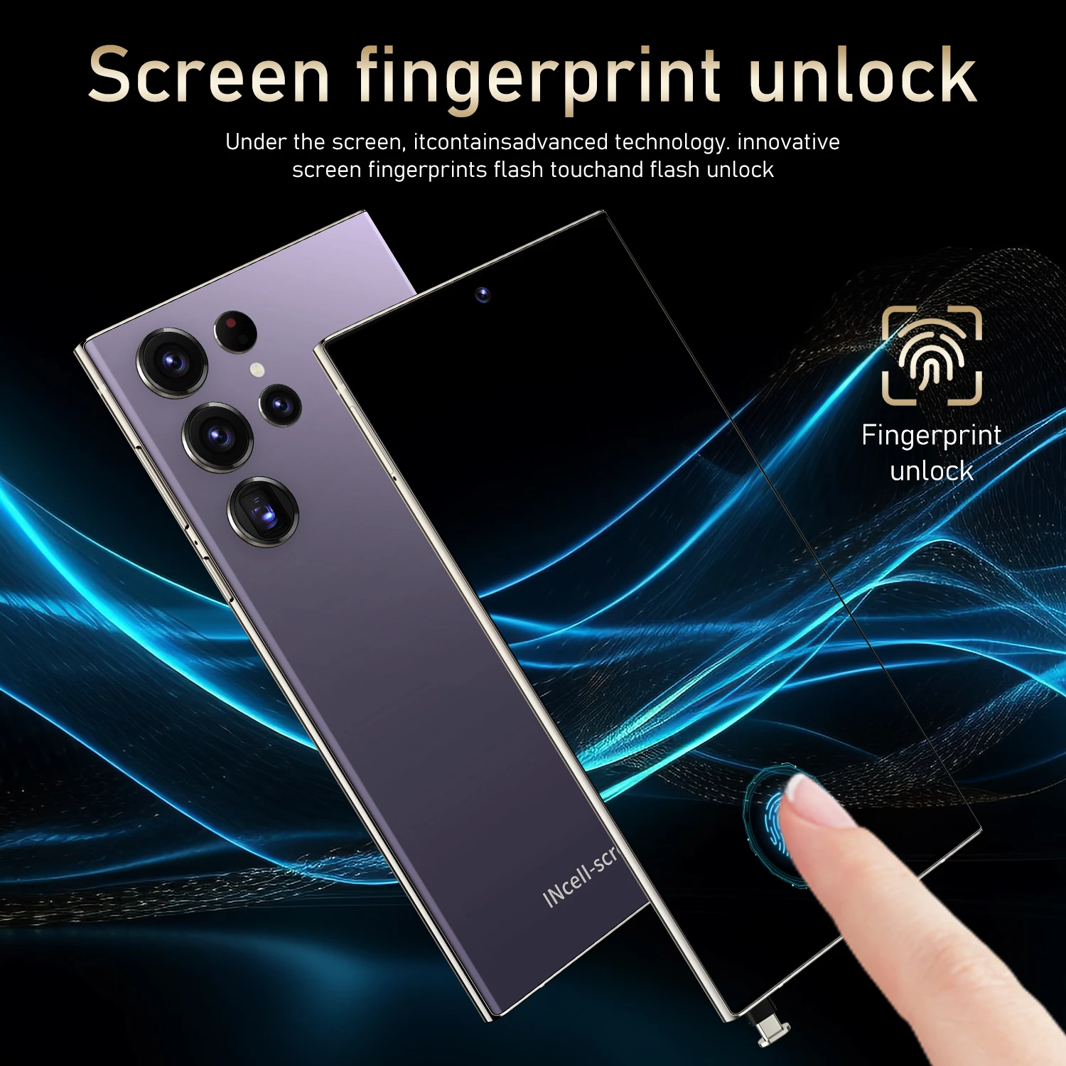 Best selling 5G smartphone S23 Ultra unlocked android 13 telephone cell phones smartphones 7.3 inch 16G+1TB mobile phones