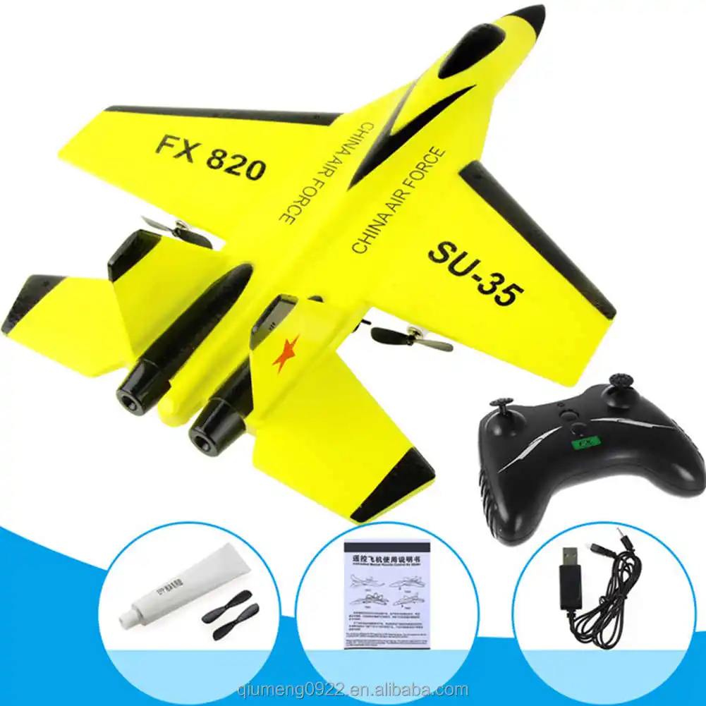 Cool Fight Fixed Wing Airplane -820 2.4G Remote Control Aircraft plane The remote control plane is resistant to fall