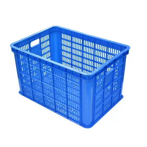 Modern Rectangular Fruit Clothing Vegetables Turnover Basket Thickened Plastic Frame Aluminum Transit Wholesale Manufacturers