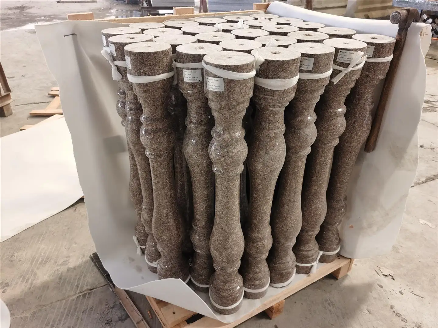 Granit Railing Alibaba.com: Brown Granite Stone Outdoor Handrail, Stair Baluster ...