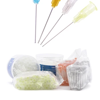 100x Disposable Dental Syringe Tips 23G/25G/27G/30G Side Vent Endo Irrigation Needles