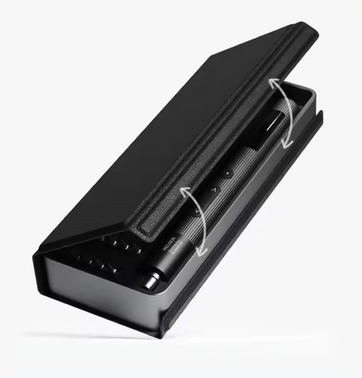 36 in 1 Electric Automatic USB Charge Battery Cordless Precision Magnetic Screwdriver Pen With LED Flashlight Aluminum Box Set