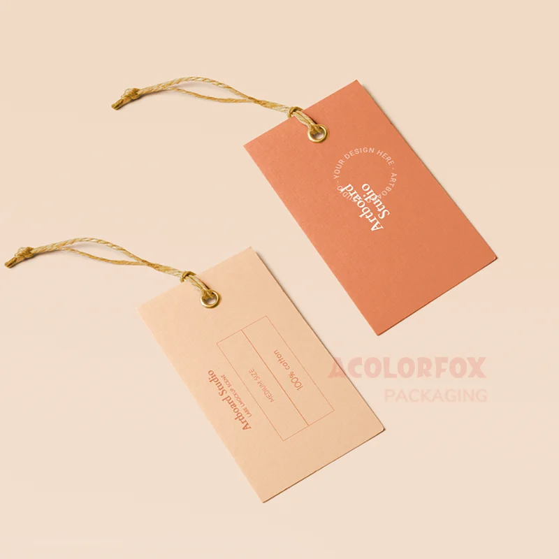 Luxury Product Jewelry Paper Hang Tags Custom Design Printing Hang Tag