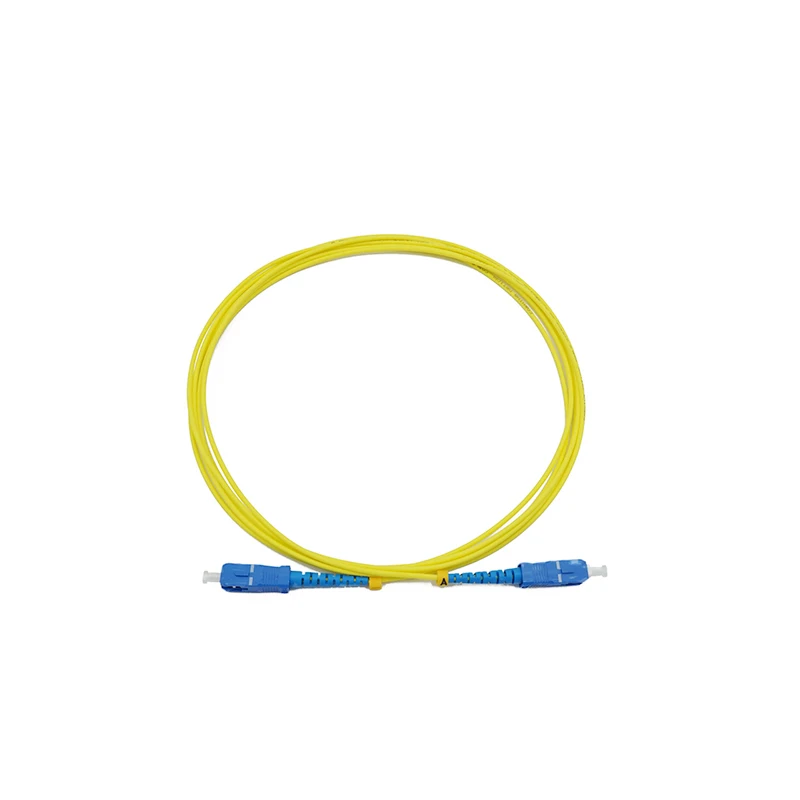 Factory price SM SC UPC fiber optic patch cord 1m