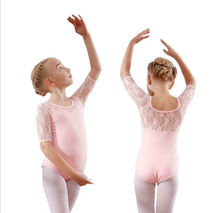 Source De algodón ballet leotardo las niñas de encaje barato bailar ballet on m.alibaba.com
