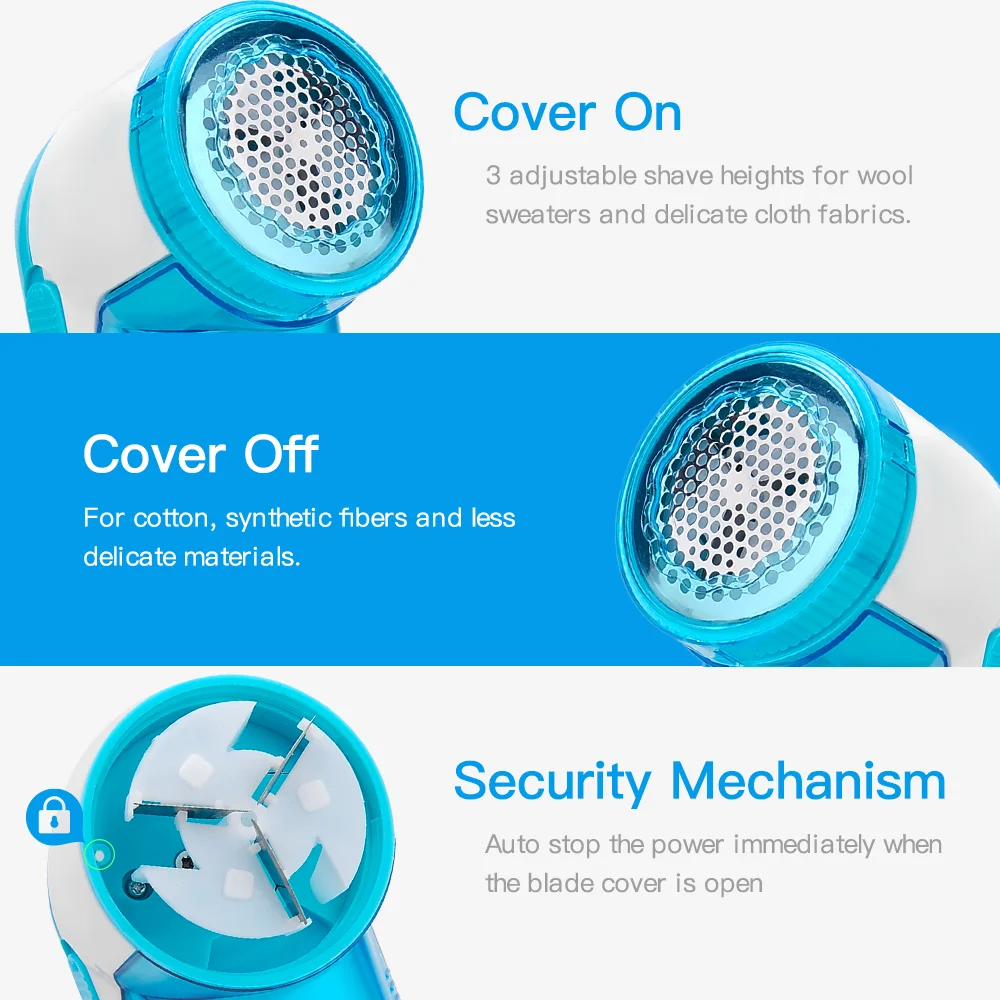 PRITECH Factory Outlet Battery Operated Electric Lint Remover Shaver