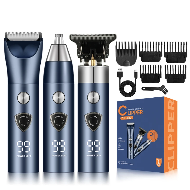 Private Full Body Electric Hair Clipper Shaver Set USB Charging Multifunctional Grooming for Household and Car Use