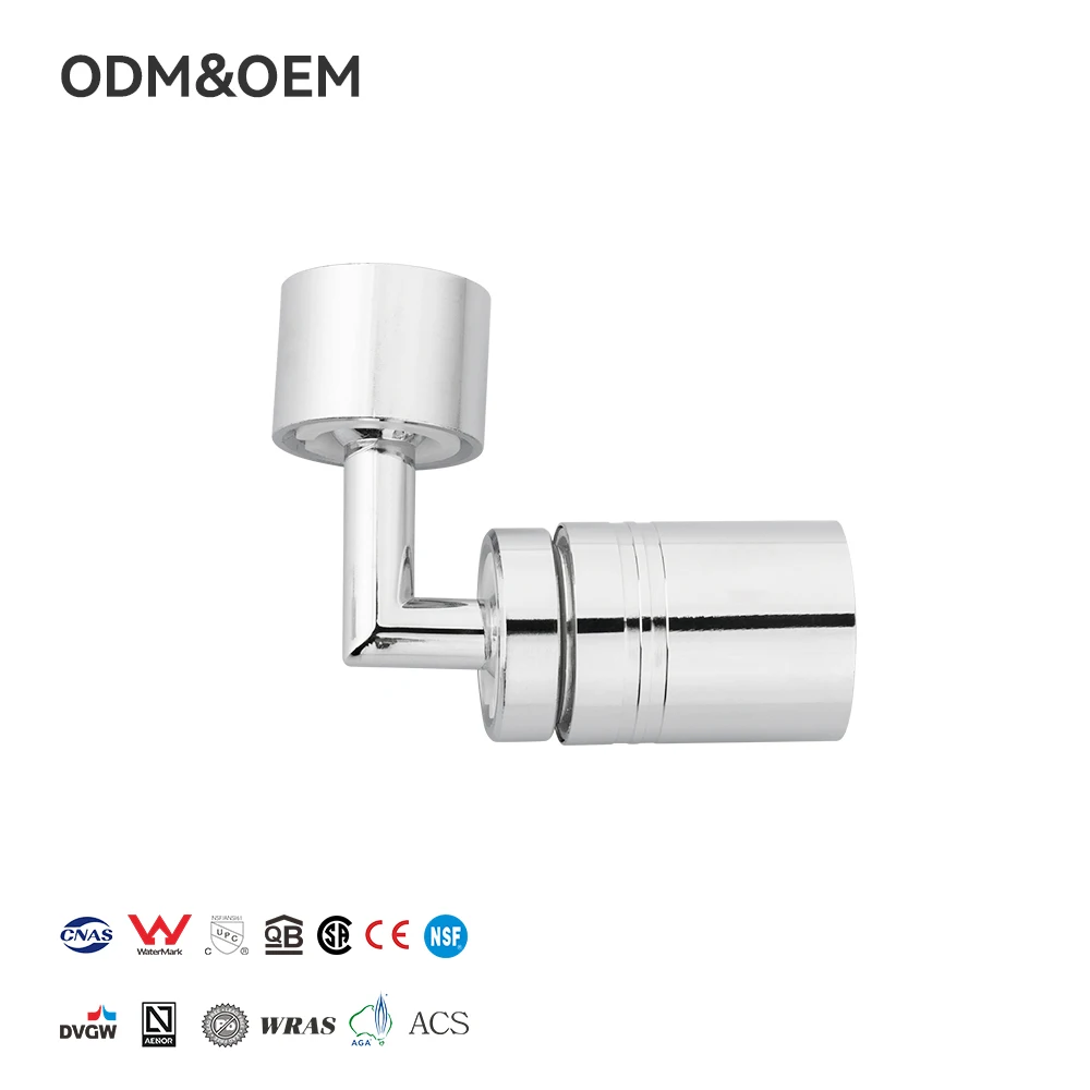 In Stock Dual Function 2 Sprayer Wash Basin Tap Extender Adapter 720 Degree Faucet Spray Head Brass Kitchen Sink Faucet Aerator