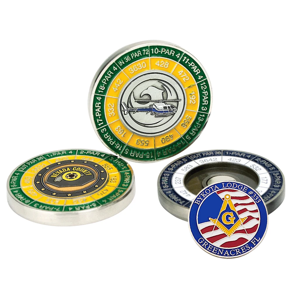 2023 Golf Green Reader Pro Putt Golf Ball Marker Round Bubble Level High Precision