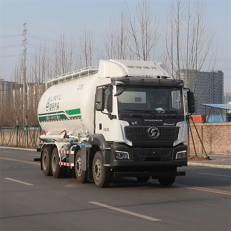 New 8*4 30m3 27cbm Fly Ash Sandy Soil Dry Powder Mix Cement Transport Tank Truck