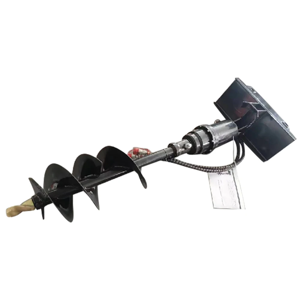 Mini Skid Steer Attachments Hydraulic Earth Auger Drill | M-AGR