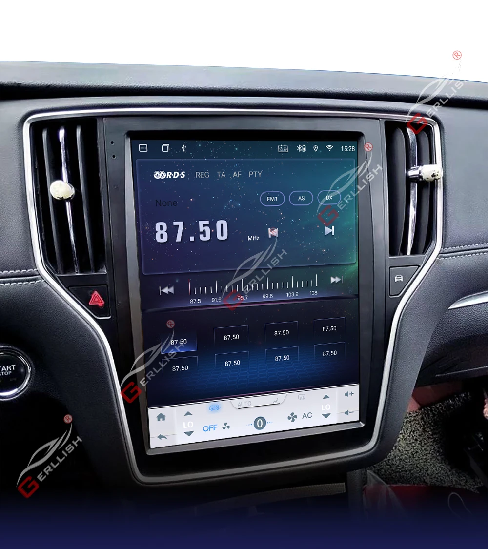 Gerllish Android Car Autoradio GPS Navigation for MG/Roewe RX5 2016-2018 Multimedia Player DVD Player Vertical Screen