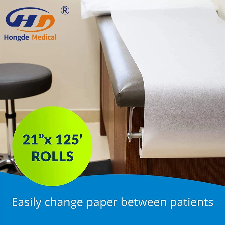 Factory Wholesale Disposable Sheet Roll for Hospital Use Surgical Bed Examination Crepe Paper