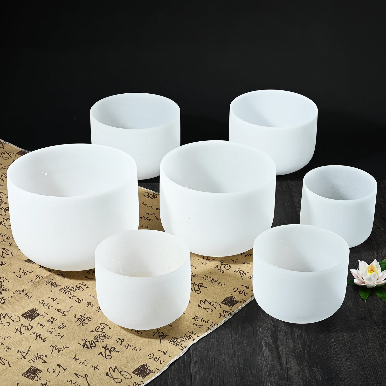 Хит продаж чакра cdefsag Note матовая кварцевая Хрустальная Поющая чаша для