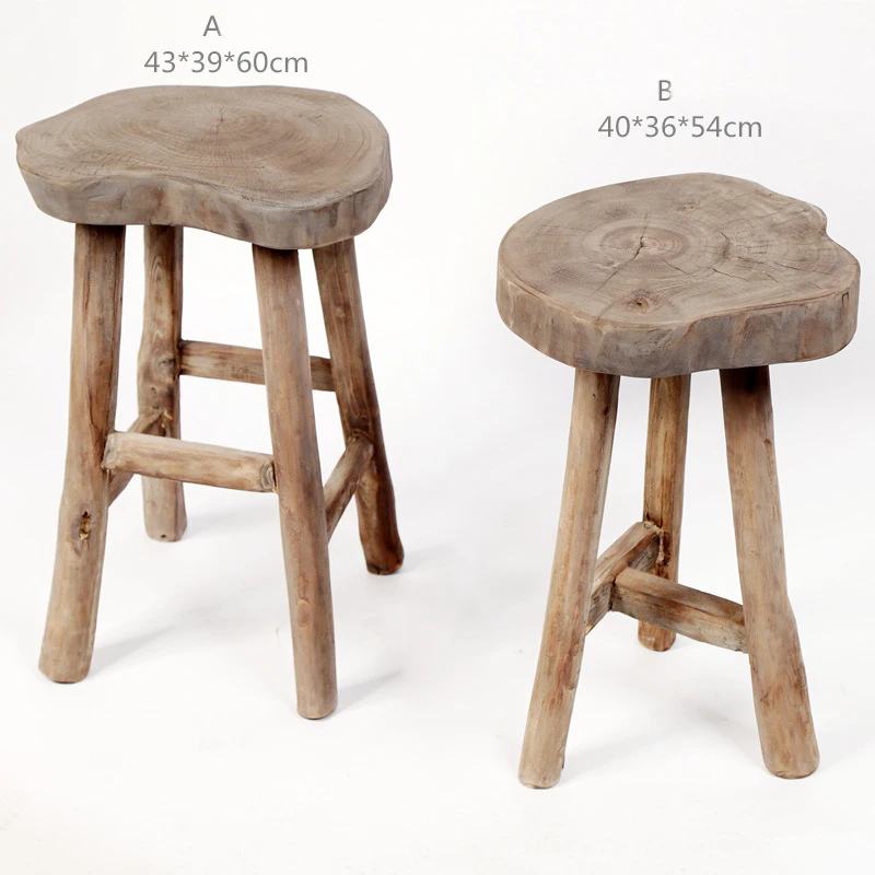 Outdoor Furniture Homemade Tractor Stool Rustic Indoor Decorative