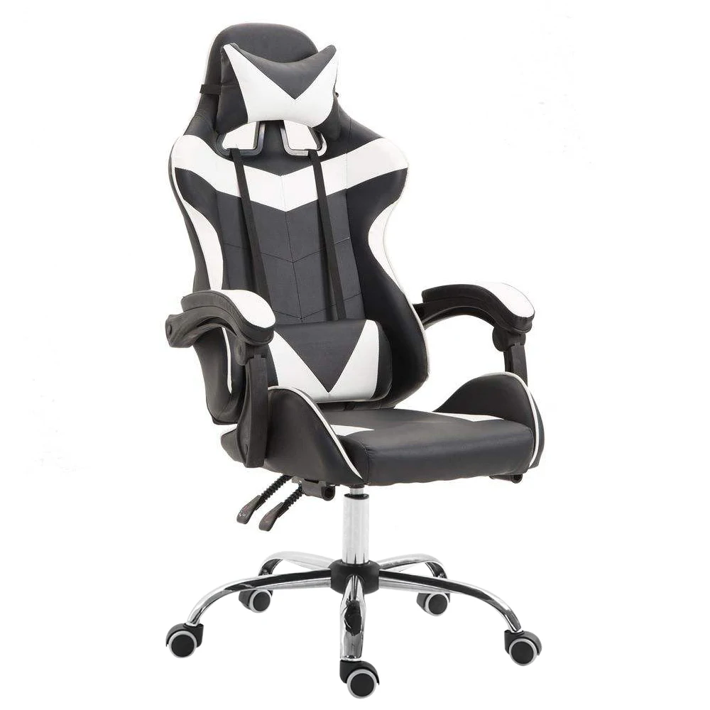 High Quality Black Gold Pu Leather Swivel Computer Office Racing Style ...