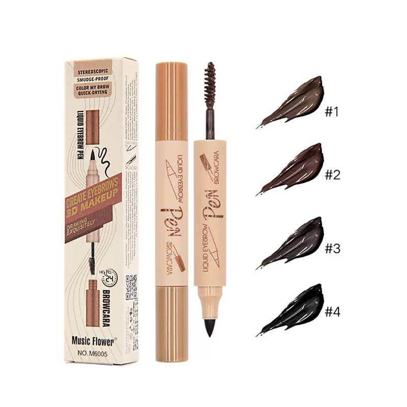 Hot three-dimensional eyebrow liquid eyebrow pencil + eyebrow cream