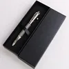 Silver bronze brushed + black gift box