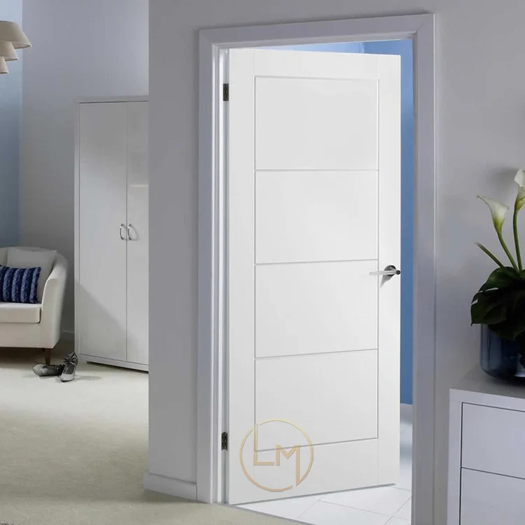 China Factory High Quality Internal Room Wooden Door Design Bedroom Doors Tuekish Lacquered Door