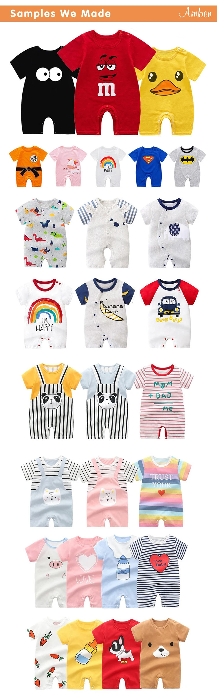 Bulk Buy Infant Baby Clothes Cute Long Sleeve Denim Blank Gerber Baby