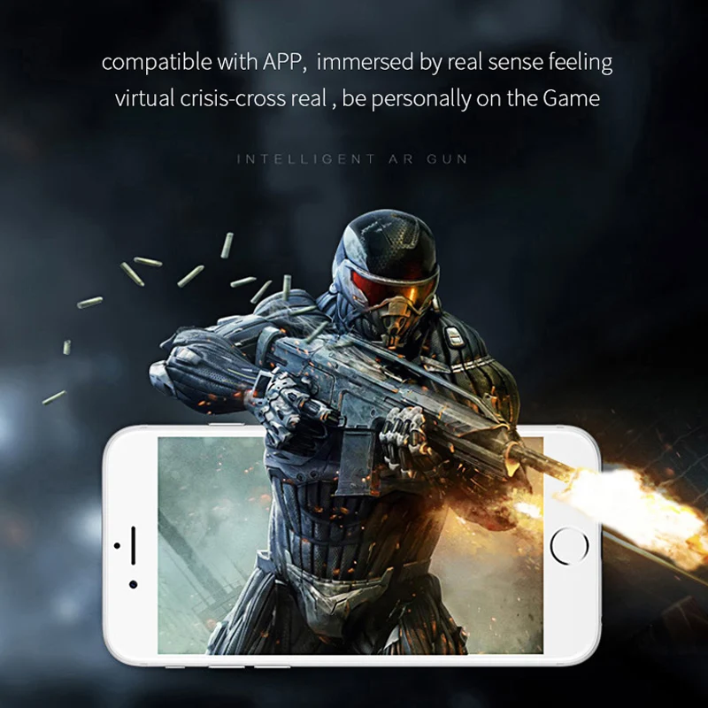 Mobile Phone Ar Game Gun Handle Metaverse Smart Vr Shooting Game Toy Gun Controller Joysticks Gamepads For Kids Adults