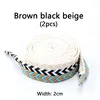 Brown black beige-Width-2cm
