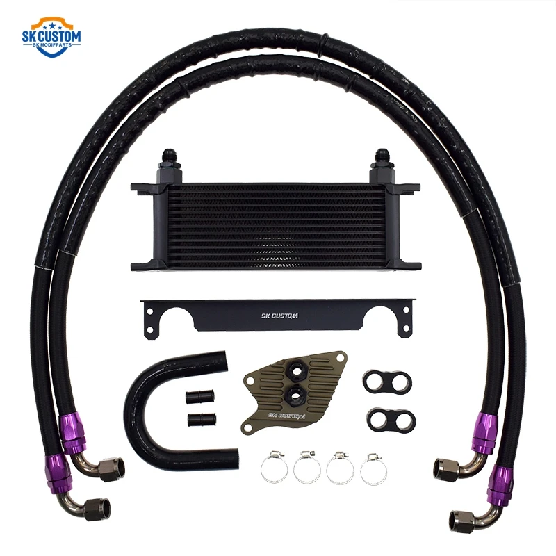 Transmission Oil Cooler Kit For BMW X1 F49 X2 F39 Mini F56 F60 8A / MT Cooling Kit