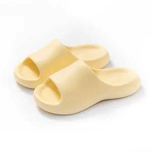 Couple's Lightweight Comfortable EVA Rubber for Slippers Open-Toe Design for Summer Waterproof Soft Cushioned for Slippers