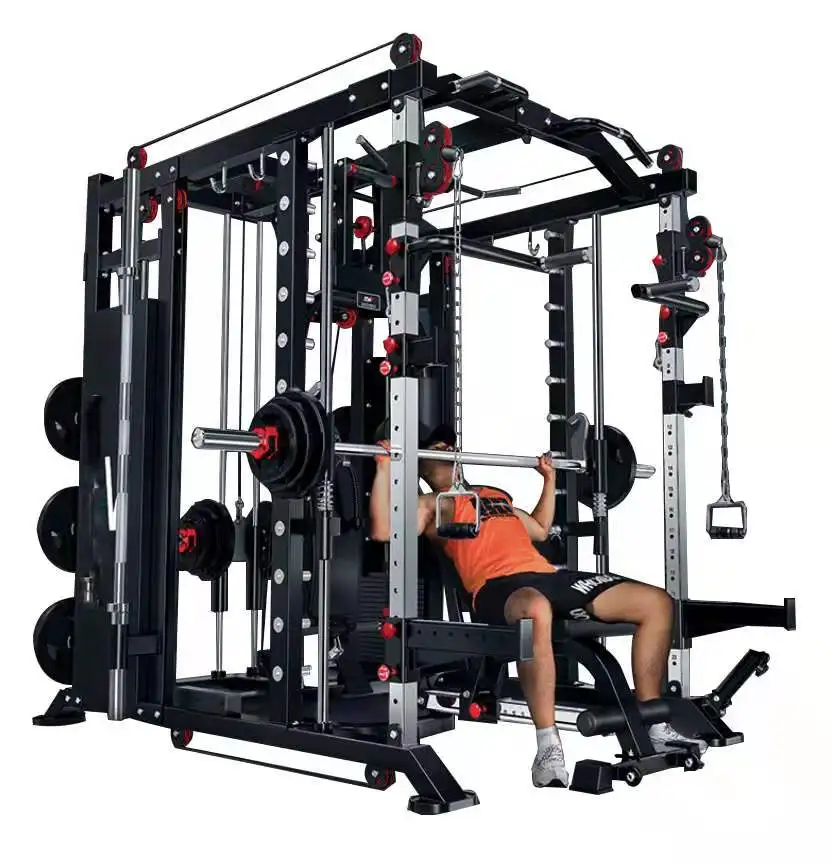 OCKR Hot Sale Home Gym Equipment Set with Smith Machine Multi-Function 200KGS Max User Weight 1 Year Warranty