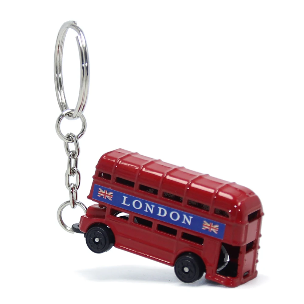 イングランド ブルー ロンドンバス キーチェーン 鉄道グッズ プレゼント