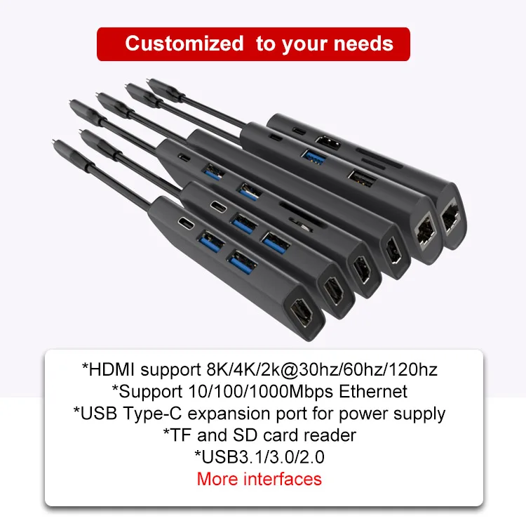 Usb Hubs Ugreen Aluminum Type C Hub Usb Port Gen2 10gbps Fast Speed 4 In 1 Usb Docking Station