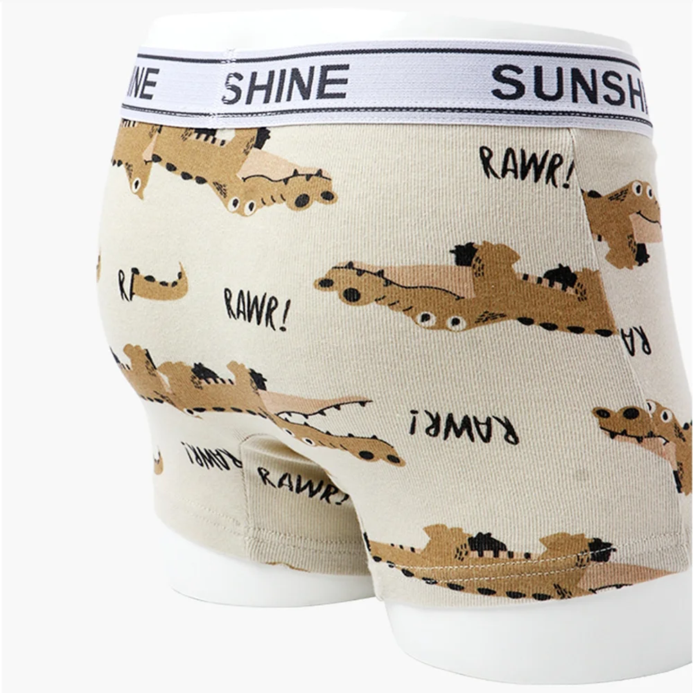 Оптом/ODM/OEM, уникальное нижнее белье для маленьких мальчиков с принтом, боксеры